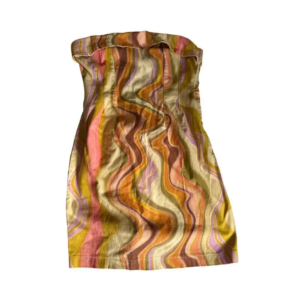 WILD FABLE RETRO STRAPLESS DRESS SIZE XS